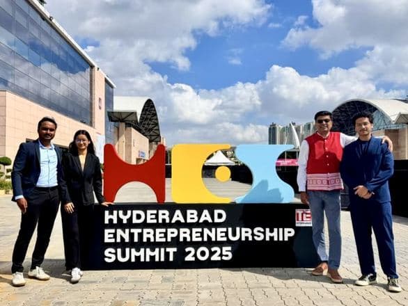 The Daira team at the Hyderabad Entrepreneurship Summit 2025